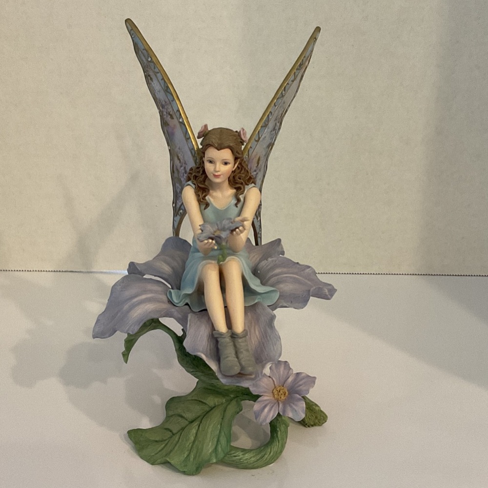 BRADFORD EXCHANGE LENA LIU BLISSFUL BLOOM FANTASY FAIRY BUTTERFLY ART FIGURE